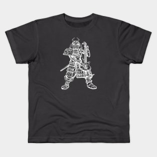 SEEMBO Samurai Playing Guitar Guitarist Musician Music Band Kids T-Shirt